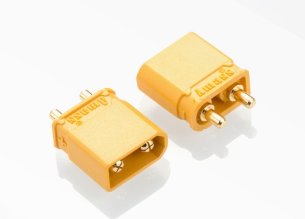 2mm插頭XT30UPB-M，遙控飛機穿越機無人機連接器