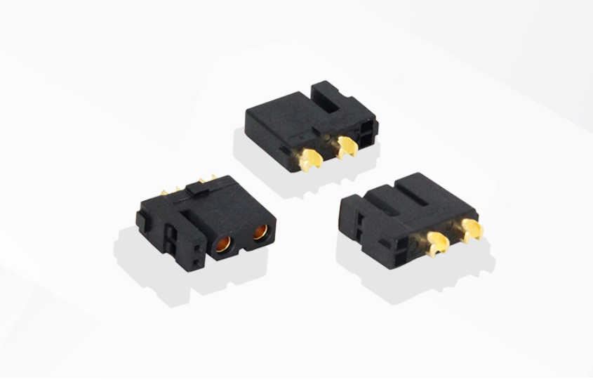 XT30(2+2)-F 黑色電池動(dòng)力接頭帶信號