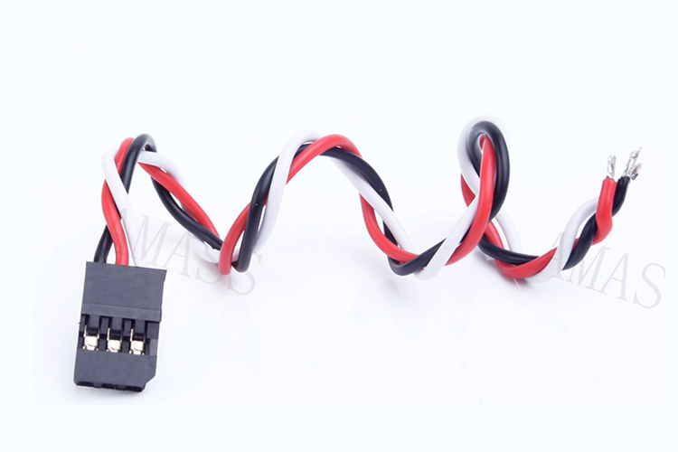 AMASS出品 FUTABA/杜邦舵機延長線 并線/絞線繞線60芯 22AWG